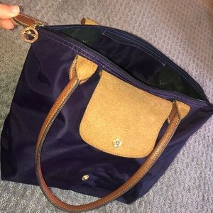 Purple Medium Sized Longchamp Bag